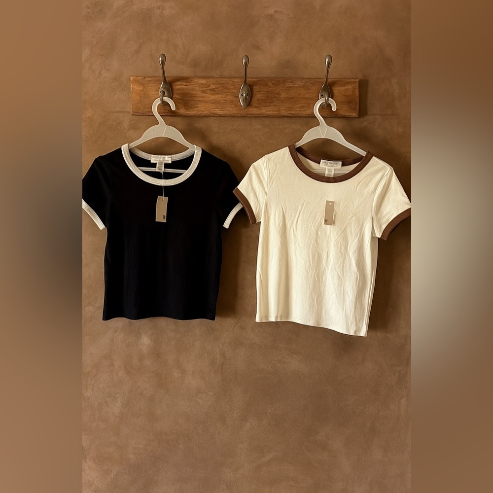 2 Neutral Colored Tees NWT